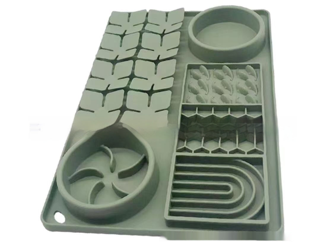 HKM-895507 Pet Tableware Slow Food Suction Cup Slow Food Mat Dog Licking Mat