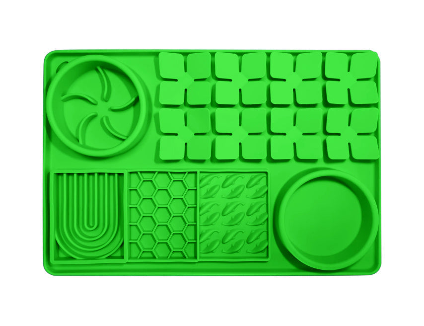 HKM-895507 Pet Tableware Slow Food Suction Cup Slow Food Mat Dog Licking Mat