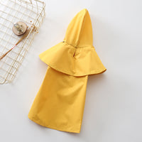 HKM-895507 Reflective Waterproof Raincoat for Dogs - Yellow or Gray, Sizes S to XXL