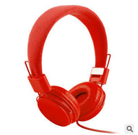 HKM-895635 Folding Wheat Color Headphone with Wire Control and Comfortable Head-Mount Design