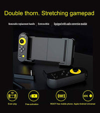 HKM-895763 Wireless Game Controller for iOS and Android - PG-9167 with Telescopic Support and Removable Handles