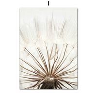 HKM-895891 Dandelion and Dolphin Canvas Wall Art – Vertical Landscape Print for Beach Decor