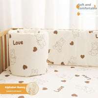 HKM-895891 One-Piece Baby Anti-Collision Bed with Cute Animal Designs - 28cm Height