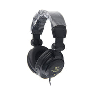 HKM-895955 Fully Enclosed Black Recording Monitor Headphones with 3m Signal Line and 200mW Power Output