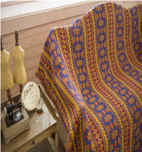 HKM-895955 Geometric Cotton Sofa Cover Blanket in Mediterranean Style – Multiple Sizes for Versatile Use