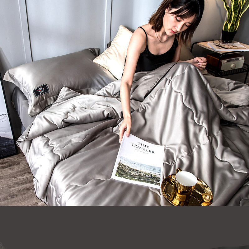 HKM-896211 CoolTouch Ice Silk Summer Quilt for Air Conditioning - Multiple Sizes Available