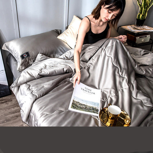 HKM-896211 CoolTouch Ice Silk Summer Quilt for Air Conditioning - Multiple Sizes Available