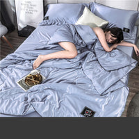 HKM-896211 CoolTouch Ice Silk Summer Quilt for Air Conditioning - Multiple Sizes Available