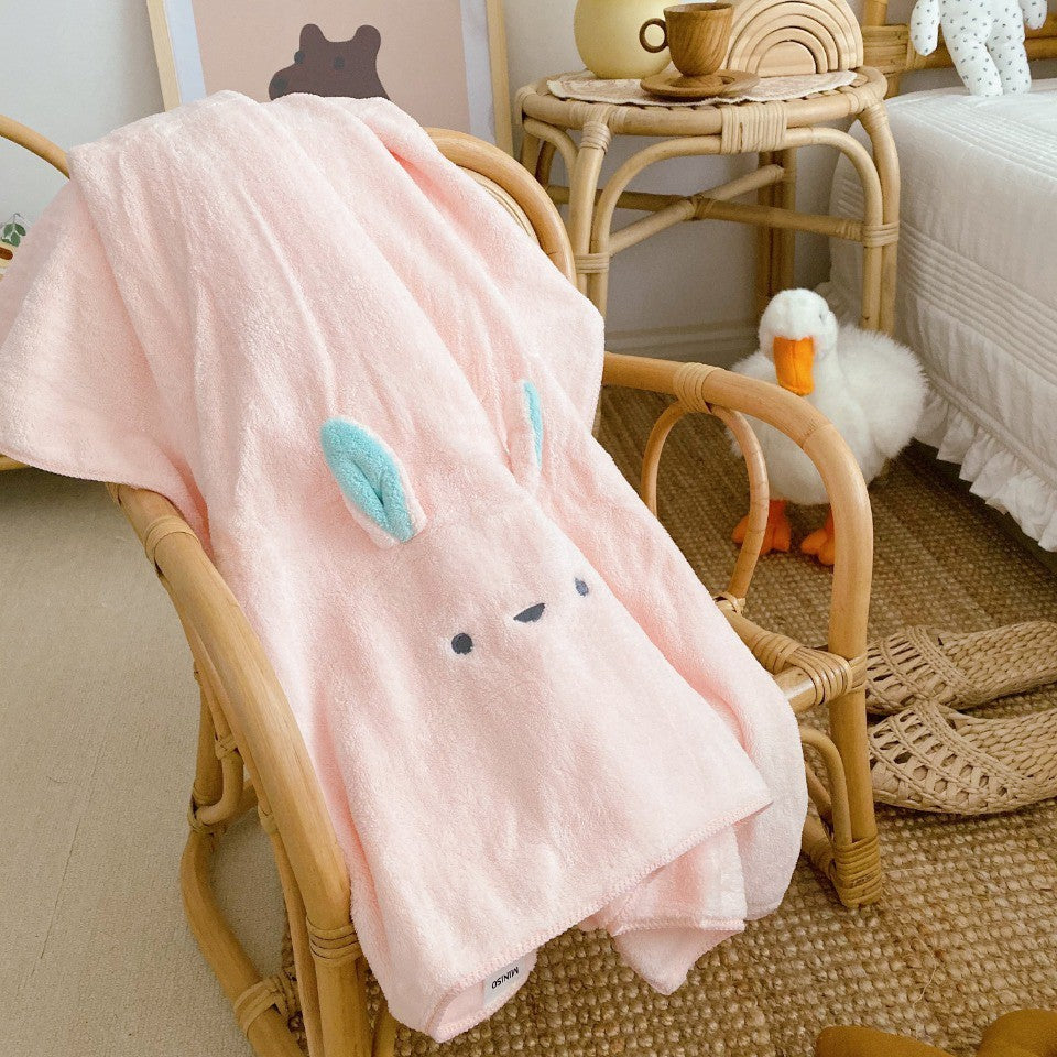 HKM-896467 Children's Cartoon Microfiber Bath Towel - Superfine Fiber, Fast Drying, 70x140cm in Various Cute Designs