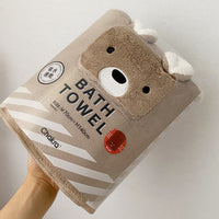 HKM-896467 Children's Cartoon Microfiber Bath Towel - Superfine Fiber, Fast Drying, 70x140cm in Various Cute Designs