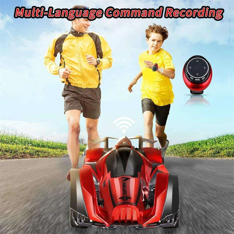 HKM-896467 Smart Voice Control Rocket Car - Remote Control High-Speed Drift Vehicle for Ages 5 and Up