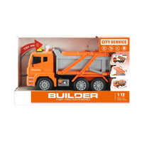 HKM-896531 City Service Construction Friction Truck Toy with Light and Sound for Ages 3+