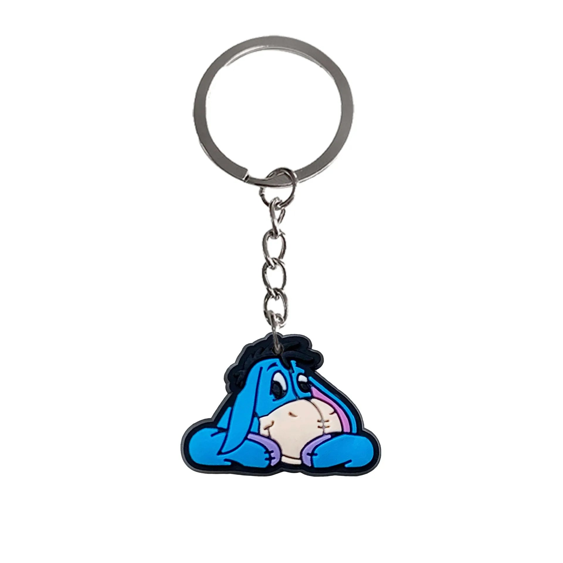 HKM-896723 Cute Soft PVC 3D Cartoon Keychain for Keys - Customizable Design, Multiple Colors Available