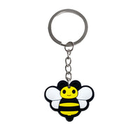 HKM-896723 Cute Soft PVC 3D Cartoon Keychain for Keys - Customizable Design, Multiple Colors Available