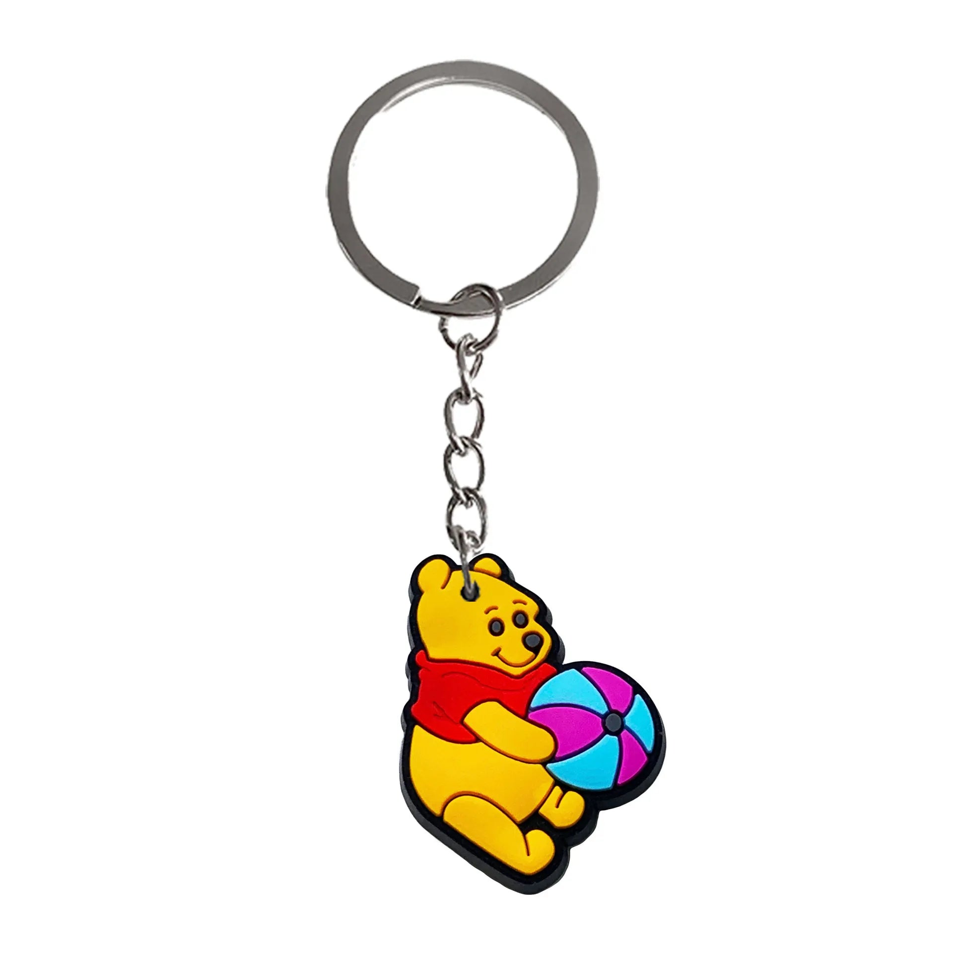 HKM-896723 Cute Soft PVC 3D Cartoon Keychain for Keys - Customizable Design, Multiple Colors Available