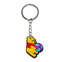HKM-896723 Cute Soft PVC 3D Cartoon Keychain for Keys - Customizable Design, Multiple Colors Available