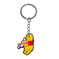 HKM-896723 Cute Soft PVC 3D Cartoon Keychain for Keys - Customizable Design, Multiple Colors Available