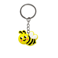 HKM-896723 Cute Soft PVC 3D Cartoon Keychain for Keys - Customizable Design, Multiple Colors Available