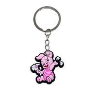 HKM-896723 Cute Soft PVC 3D Cartoon Keychain for Keys - Customizable Design, Multiple Colors Available