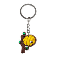 HKM-896723 Cute Soft PVC 3D Cartoon Keychain for Keys - Customizable Design, Multiple Colors Available