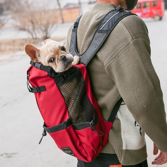 HKM-896723 Portable Pet Dog Carrier Backpack for Travel - Multi-Color Options Available