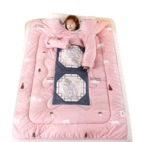 HKM-896723 Thickened Multifunctional Winter Sleeping Bag with Anti-Kick Quilt Sleeves and Pillows