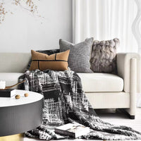 HKM-896851 Cozy Modern Polyester Fiber Bed Blanket and Sofa Cover - 140x240cm