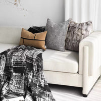 HKM-896851 Cozy Modern Polyester Fiber Bed Blanket and Sofa Cover - 140x240cm