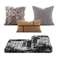 HKM-896851 Cozy Modern Polyester Fiber Bed Blanket and Sofa Cover - 140x240cm