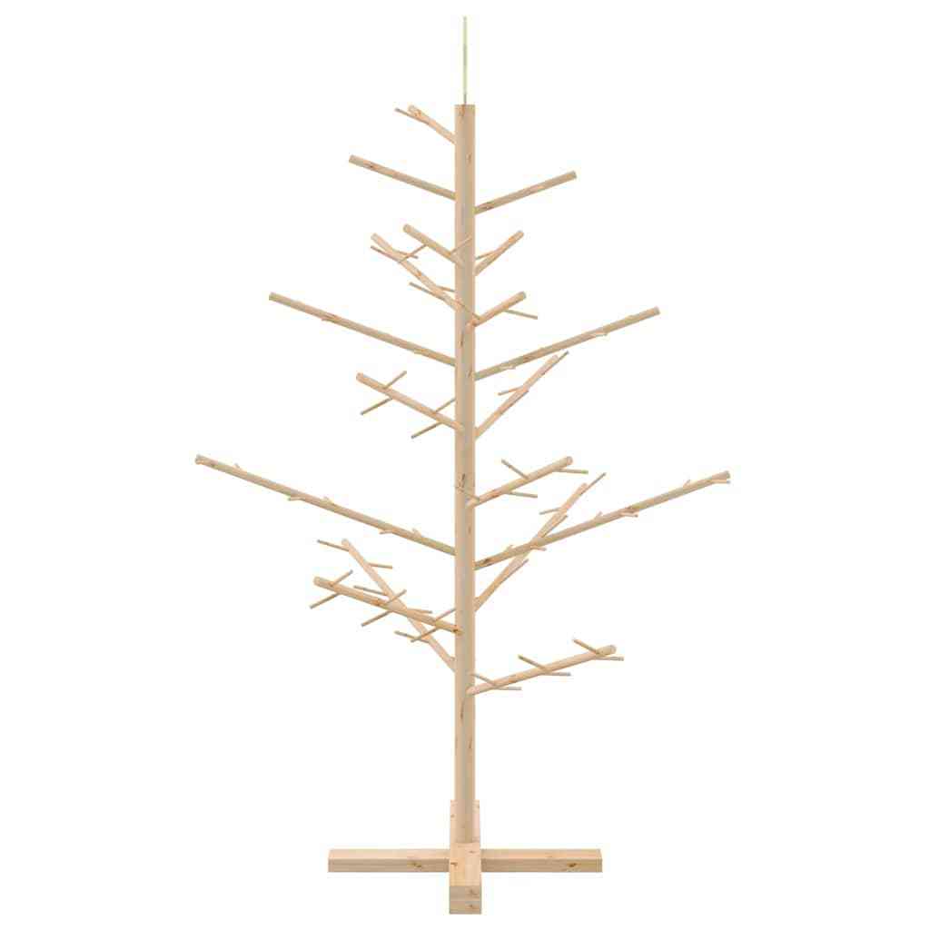 HKM-896851 Natural Wood Christmas Tree with Stand - 125 cm Height
