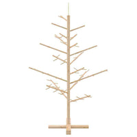 HKM-896851 Natural Wood Christmas Tree with Stand - 125 cm Height