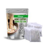 HKM-897043 Foot Bath Bags with Ginger Oil, Saffron, and Mugwort - 10 Pack for Moisturizing and Relaxation