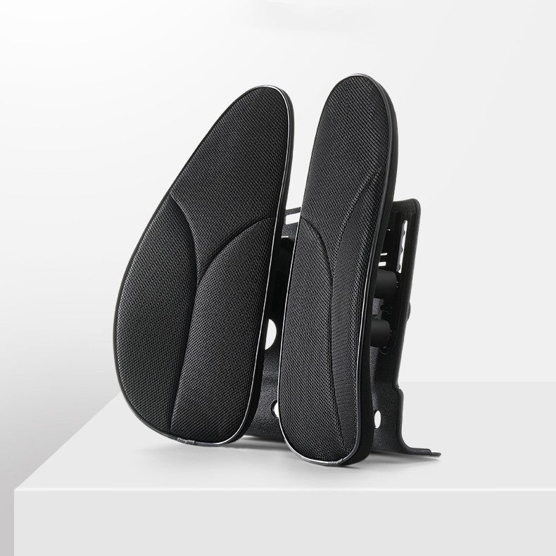HKM-897171 Ergonomic Waist Cushion with Memory Foam Filling and Polyester Cover, 40x40x14cm