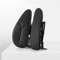 HKM-897171 Ergonomic Waist Cushion with Memory Foam Filling and Polyester Cover, 40x40x14cm