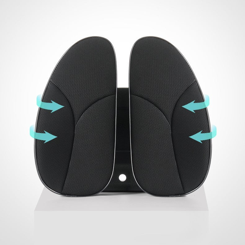 HKM-897171 Ergonomic Waist Cushion with Memory Foam Filling and Polyester Cover, 40x40x14cm