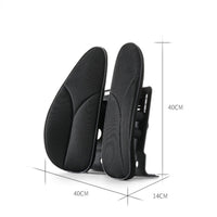 HKM-897171 Ergonomic Waist Cushion with Memory Foam Filling and Polyester Cover, 40x40x14cm