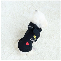 HKM-897299 Autumn and Winter Dog Sweater in Cotton – Stylish and Cozy in Black, Red, Green, Sizes S-XXXL