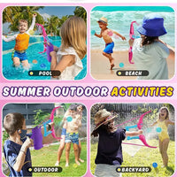 HKM-897299 Water Balloon Shooting Toy for Outdoor Fun – Multiplayer Beach and Pool Activity, Ages 5 and Up