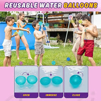HKM-897299 Water Balloon Shooting Toy for Outdoor Fun – Multiplayer Beach and Pool Activity, Ages 5 and Up