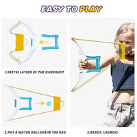 HKM-897299 Water Balloon Shooting Toy for Outdoor Fun – Multiplayer Beach and Pool Activity, Ages 5 and Up