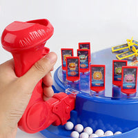 HKM-897619 Children's Pinball Shooting Game - Educational Tabletop Activity for Ages 2 to 4, Compact Design