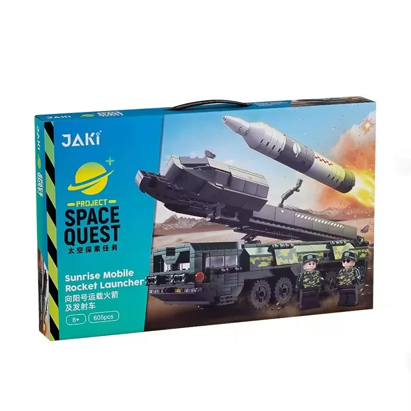 Army Carrier Rocket Building Block Set - Construction Toy for Ages 2 and Up with 50 Pieces