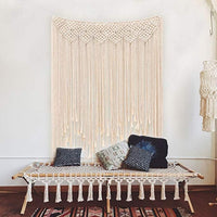 HKM-897747 Hand-Woven Nordic Bohemian Tapestry - Cotton, 120cm x 150cm, Festive Pattern
