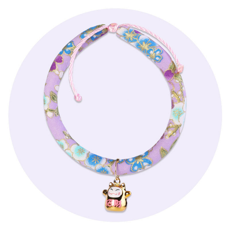 HKM-897747 Multi-style Adjustable Hand-made Pet Collar