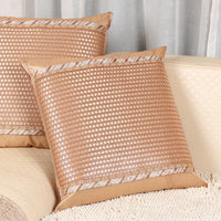 HKM-898003 Summer Ice Rattan Double-Sided Cushion Cover with Plant Flower Design