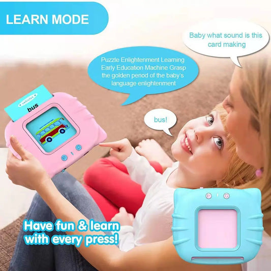 Educational Flash Cards Learning Machine with 224 Double-Sided Words for Preschool Kids