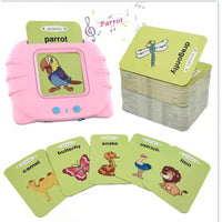 HKM-898195 Educational Flash Cards Learning Machine with 224 Double-Sided Words for Preschool Kids