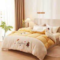 HKM-898195 Lamb Cashmere Velvet Quilt - Winter Warmth, Various Sizes & Colors