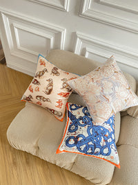 HKM-898259 Silk Feeling Puppy Pillow Cushion for Sofa, 48cm, Snowflake Design