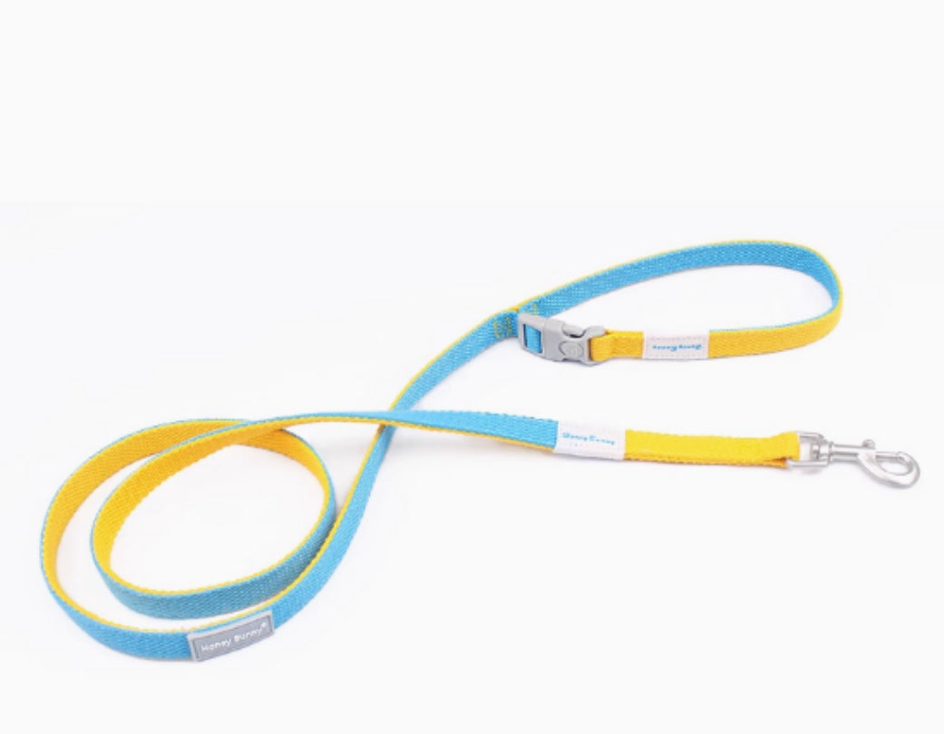 HKM-898387 Colorful Vest-style Chest-back Traction Leash for Dogs with Adjustable Drawstring